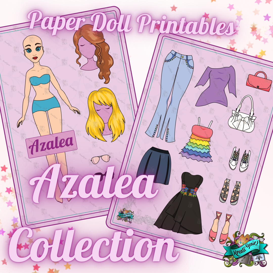 Printable: Paper Dolls – Azalea Collection