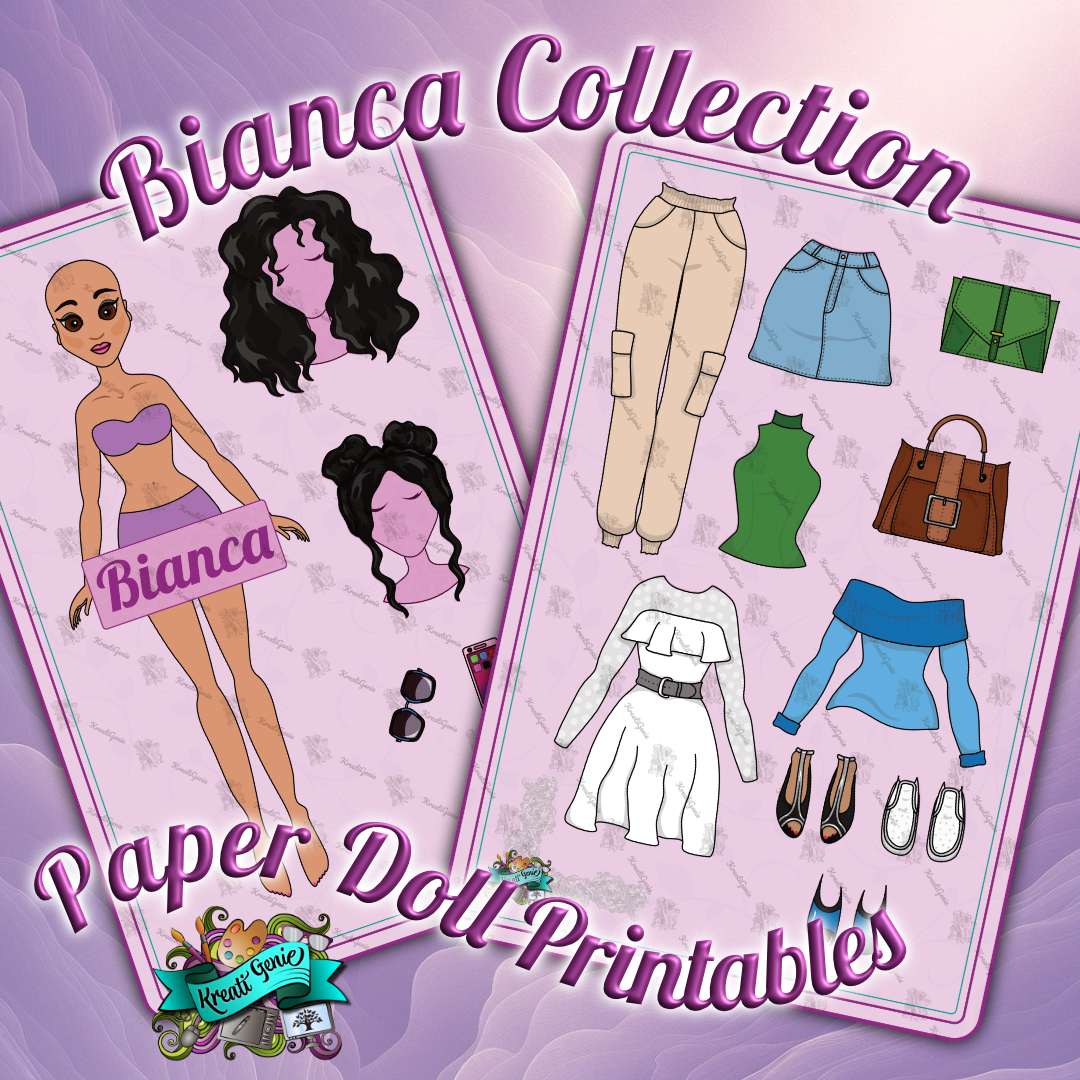 Printable: Paper Dolls – Bianca Collection