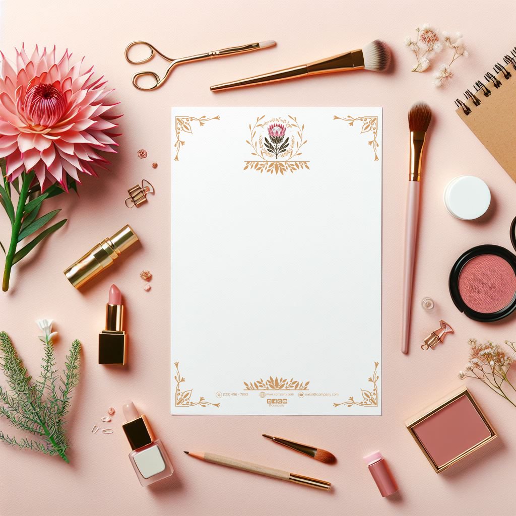 Canva Template: Protea Themed Letterhead